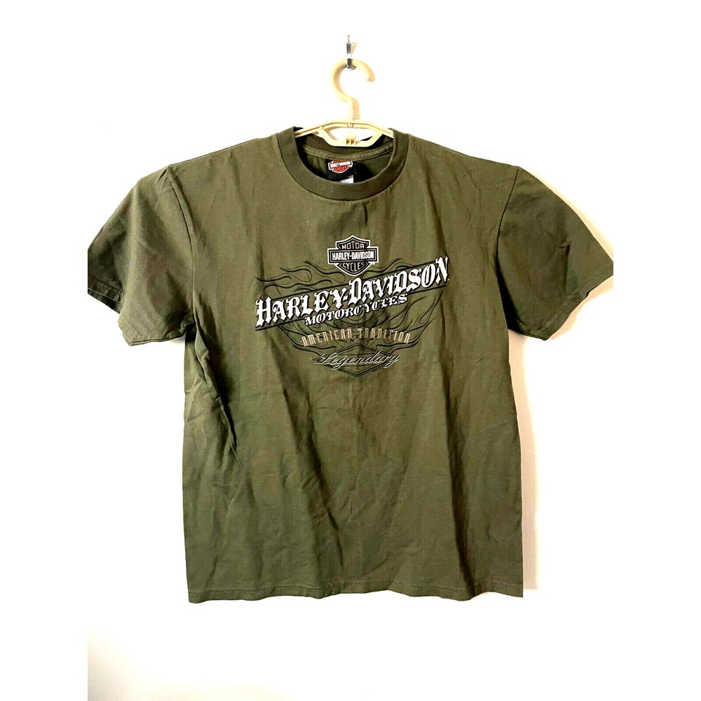 Harley Davidson Biker Tee Mens Size Large T Shirt San Jacinto Texas